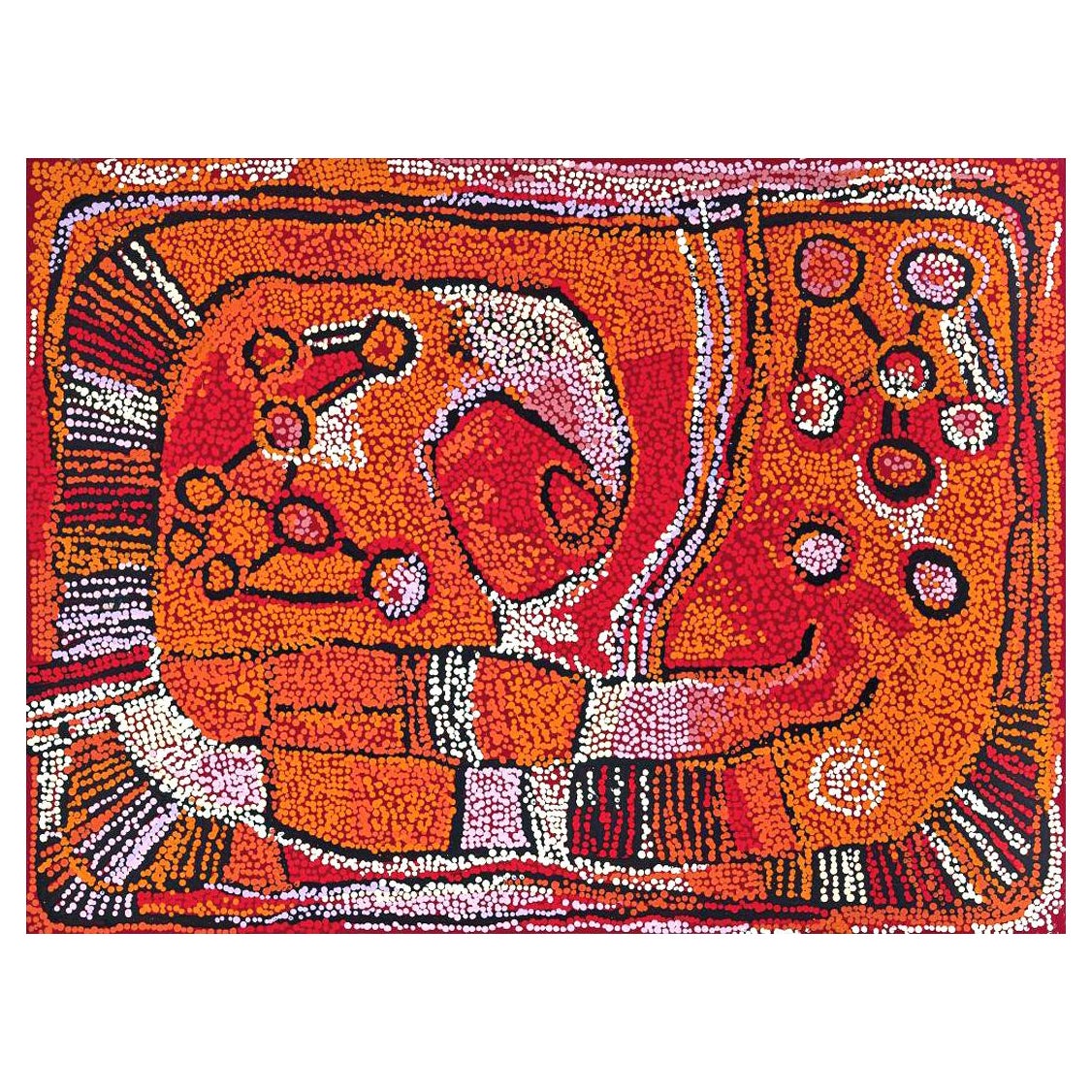 Contemporary Australian Aboriginal Painting by Naata Nungurrayi