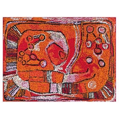 Peinture aborigène australienne contemporaine de Naata Nungurrayi