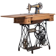 19th Century Egyptian Revival Style Singer Sewing Machine 