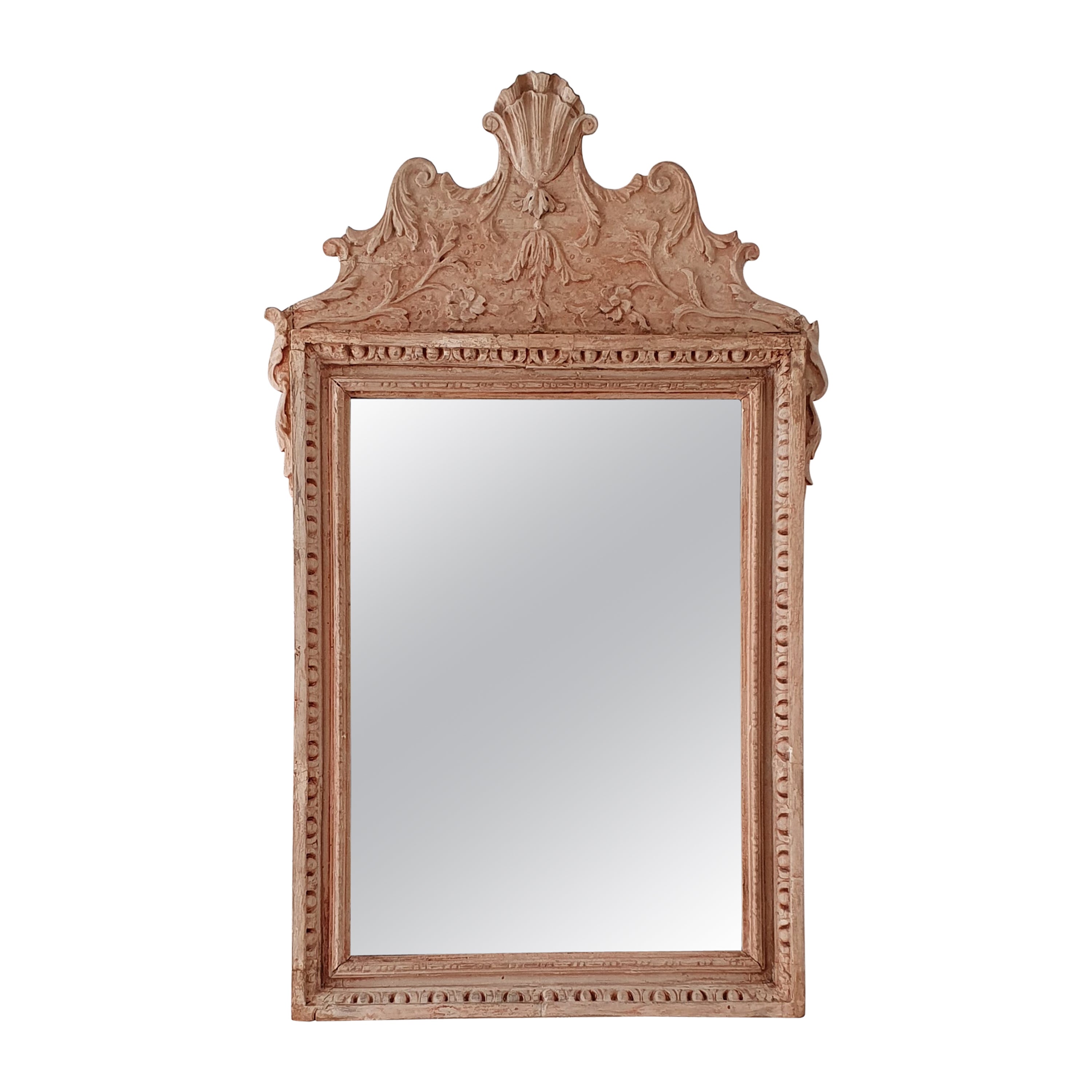19th Century English Wall Mirror For Sale