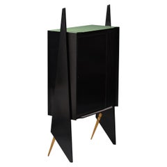 RETRO4M Neu gestaltetes italienisches Sideboard aus den 1950er Jahren - ein modernes Noir