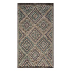 Mitte des 20. Jahrhunderts marokkanischer handgefertigter Kilim-Teppich
