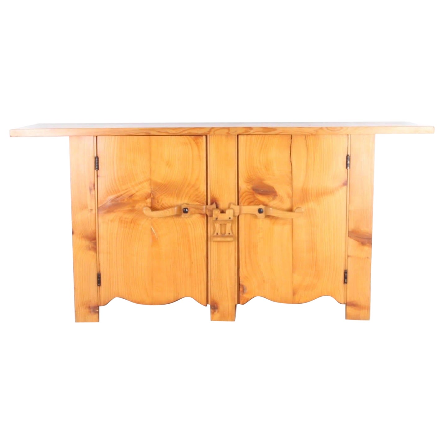 Vintage pinewood sideboard  For Sale