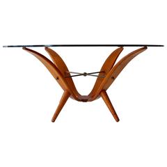 Very Rare Modernist Table in the Manner of Gio Ponti Very Rare Modernist Table in the Manner of Gio Ponti