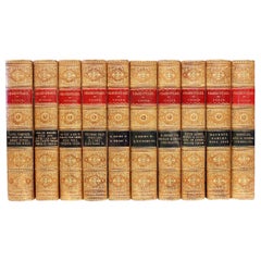 Antique The Dramatic Works of William Shakespeare. 10 vols. 4TH ED REVISED FINELY BOUND