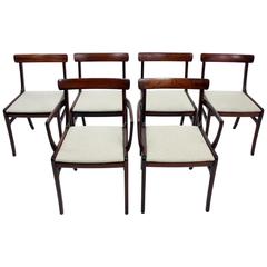 Set of Six "Rungstedlund" Dining Chairs by Ole Wanscher