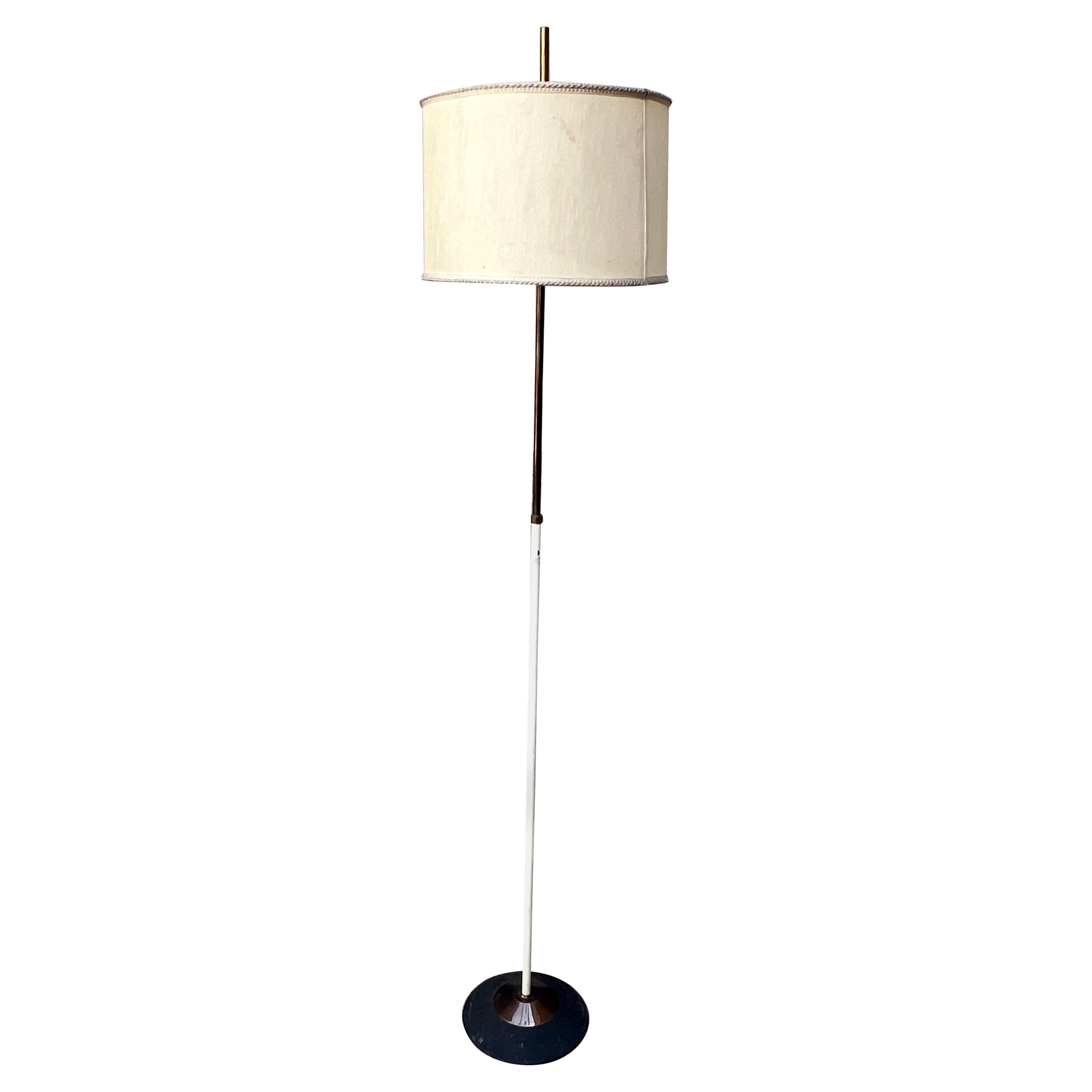 Lampada da Terra in Ottone e Metallo - Stilnovo - Italia - Anni '50