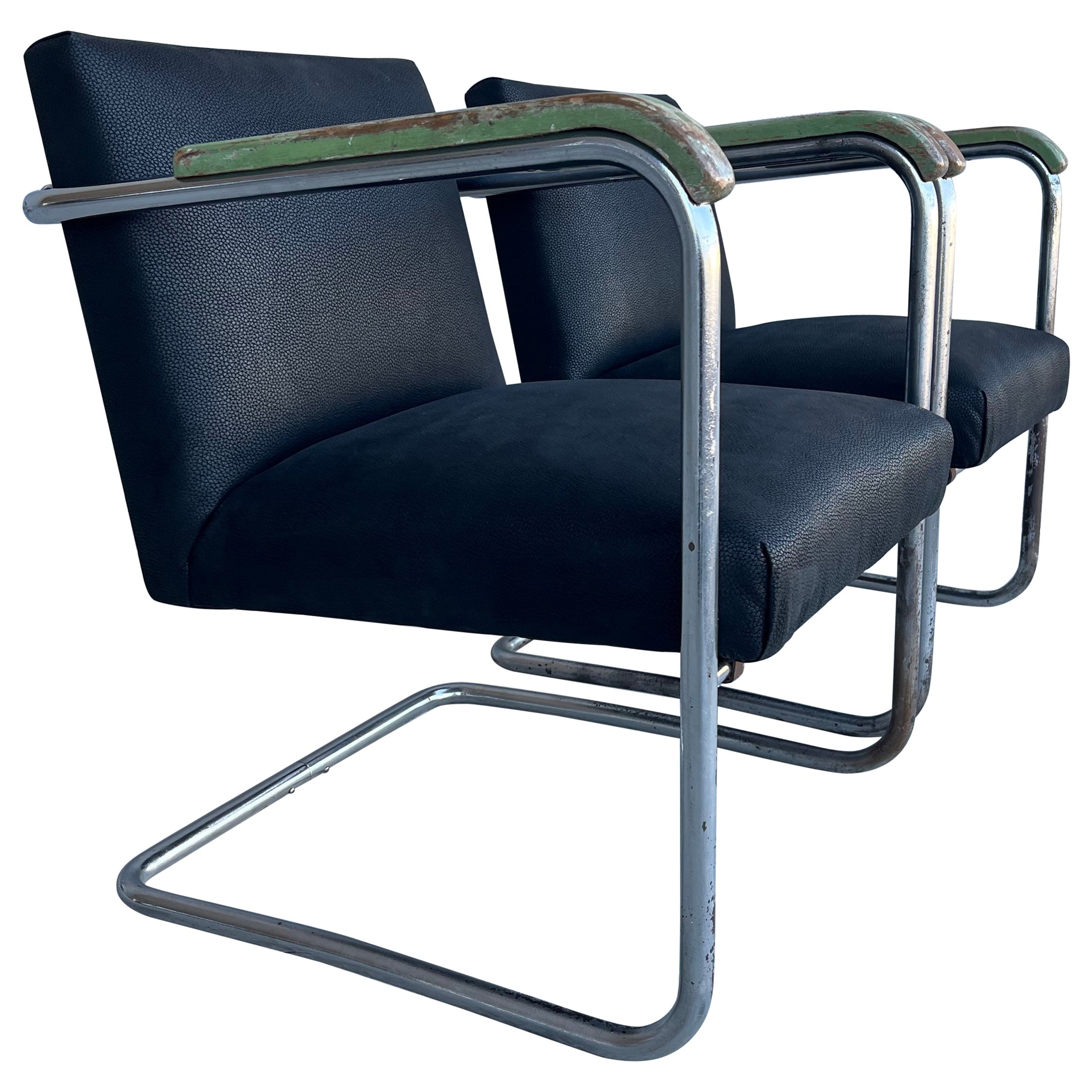 Original Bauhaus Lounge Chairs For Sale