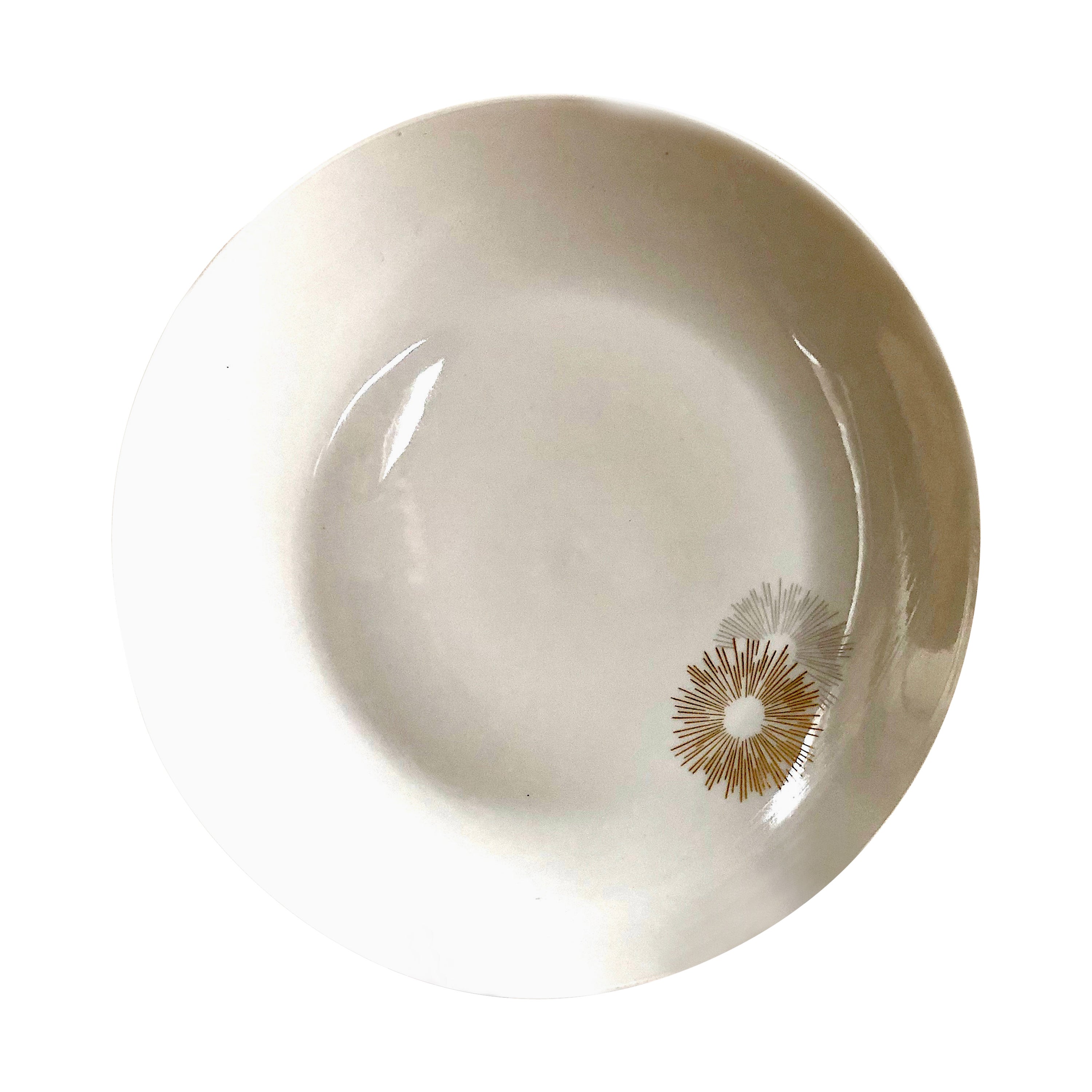 Raymond Loewy for Rosenthal Form 2000 MCM Chop Plate in Sunburst Pattern For Sale