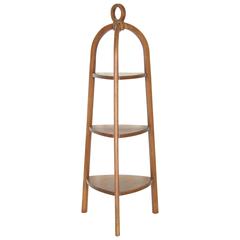 Three-Tiered Teak Stand 9