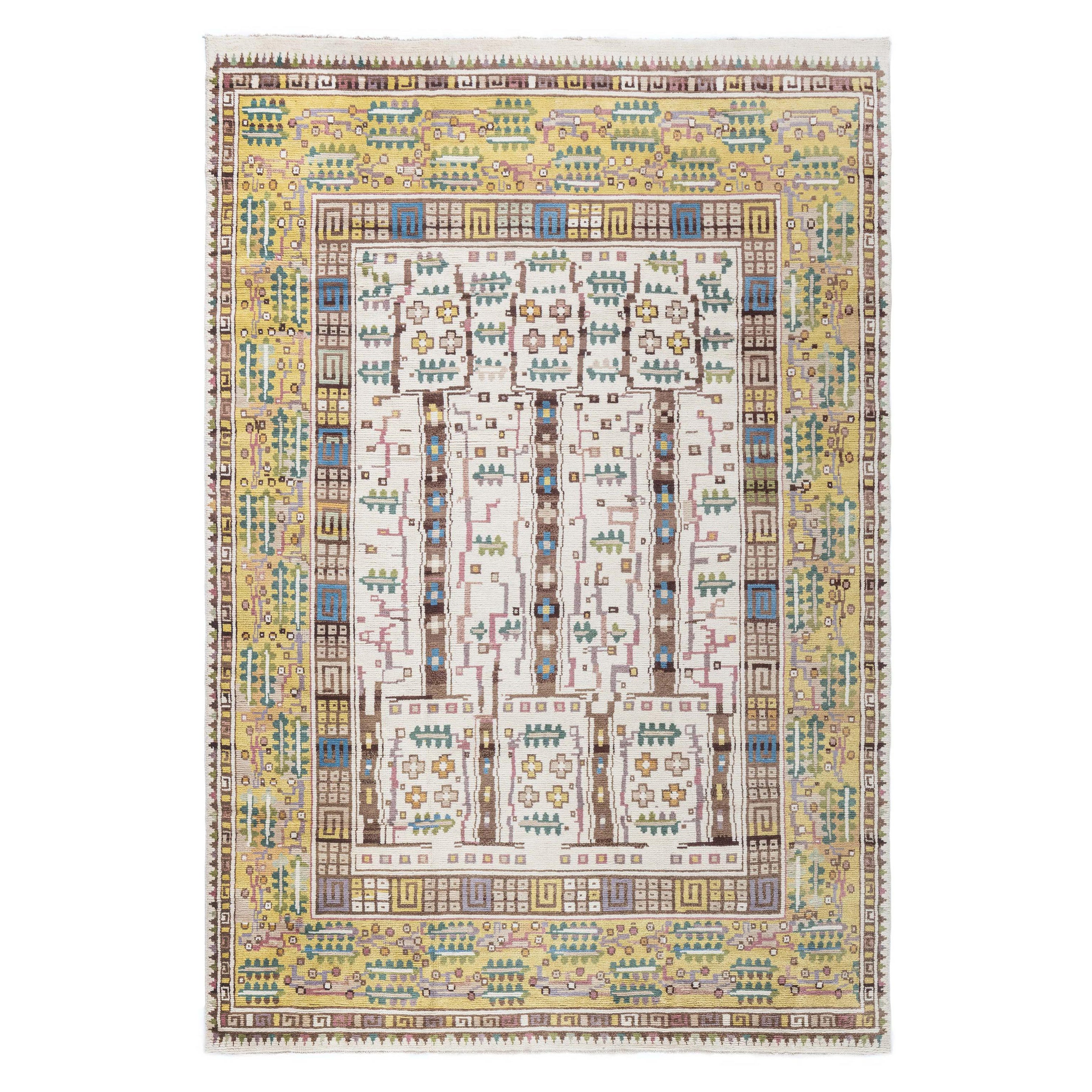 Modern Swedish Pile Rug by Doris Leslie Blau For Sale