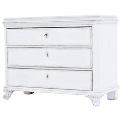 Used Swedish 19th century painted chest of drawers