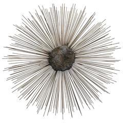 Curtis Jere Vintage Brass and Bronze Brutalist Starburst Wall Hanging Metal 6