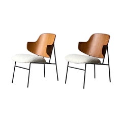 Used Mid-Century Kofod Larsen Penguin Chairs - a Pair