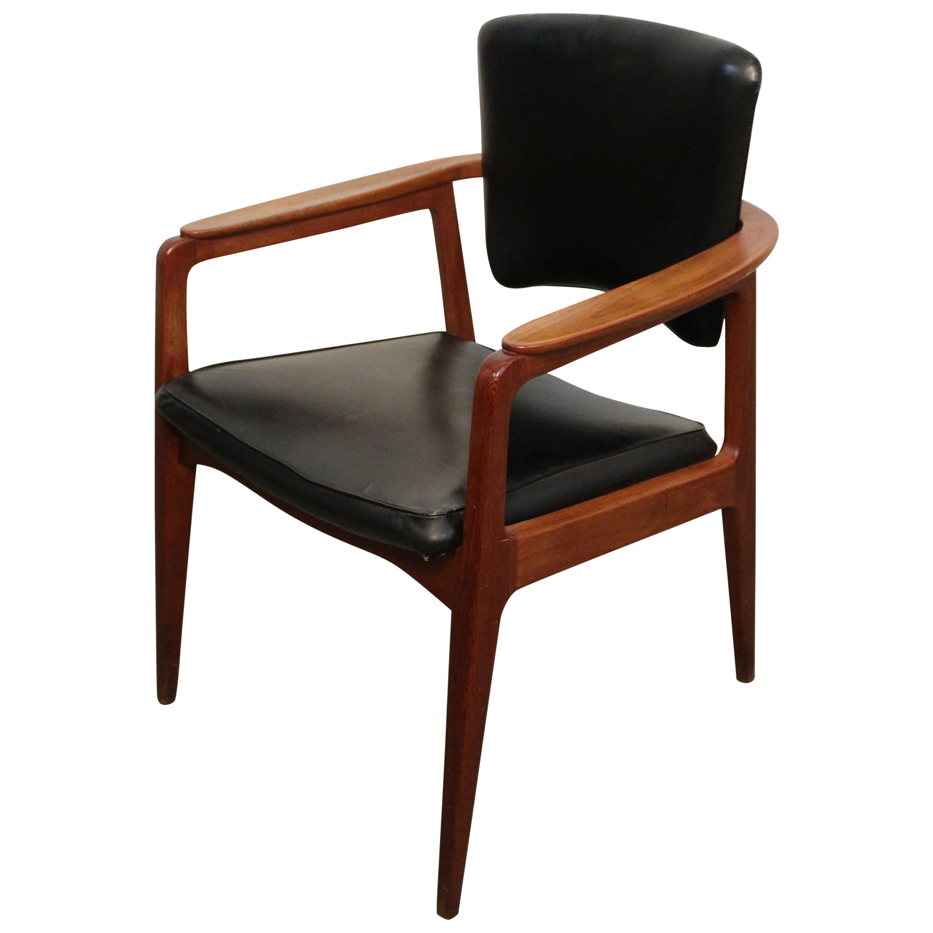 Reclining Captain's Chair by Sigvard Bernadotte for France & Son
