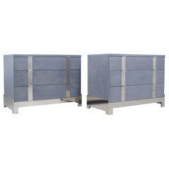Vintage Elegant 1980s Joseph Jeup Chests: A Blend of Style and Storage