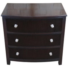 Vintage Lexington Nautica Home Commode Modern Bedside Table Three Drawer Chest 568-621