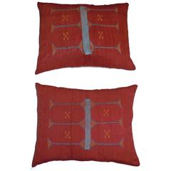 Pair of Silk Pillows