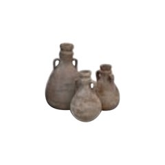 Antique Terracotta Roman Pottery (Set of 3)