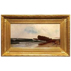 Antique "Coast of Narragansett" by A. T. Bricher