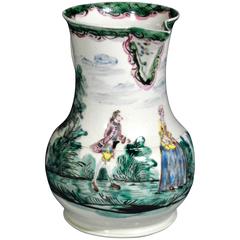 Saltglaze Cider Jug with Polychrome Decoration 7