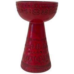 Vintage Aldo Londi, Bitossi candlestick, Italy