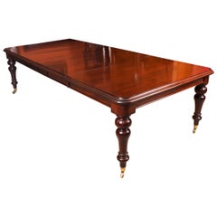 Ancienne table de salle à manger William IV à rallonge de 10 pieds C1835 19ème siècle