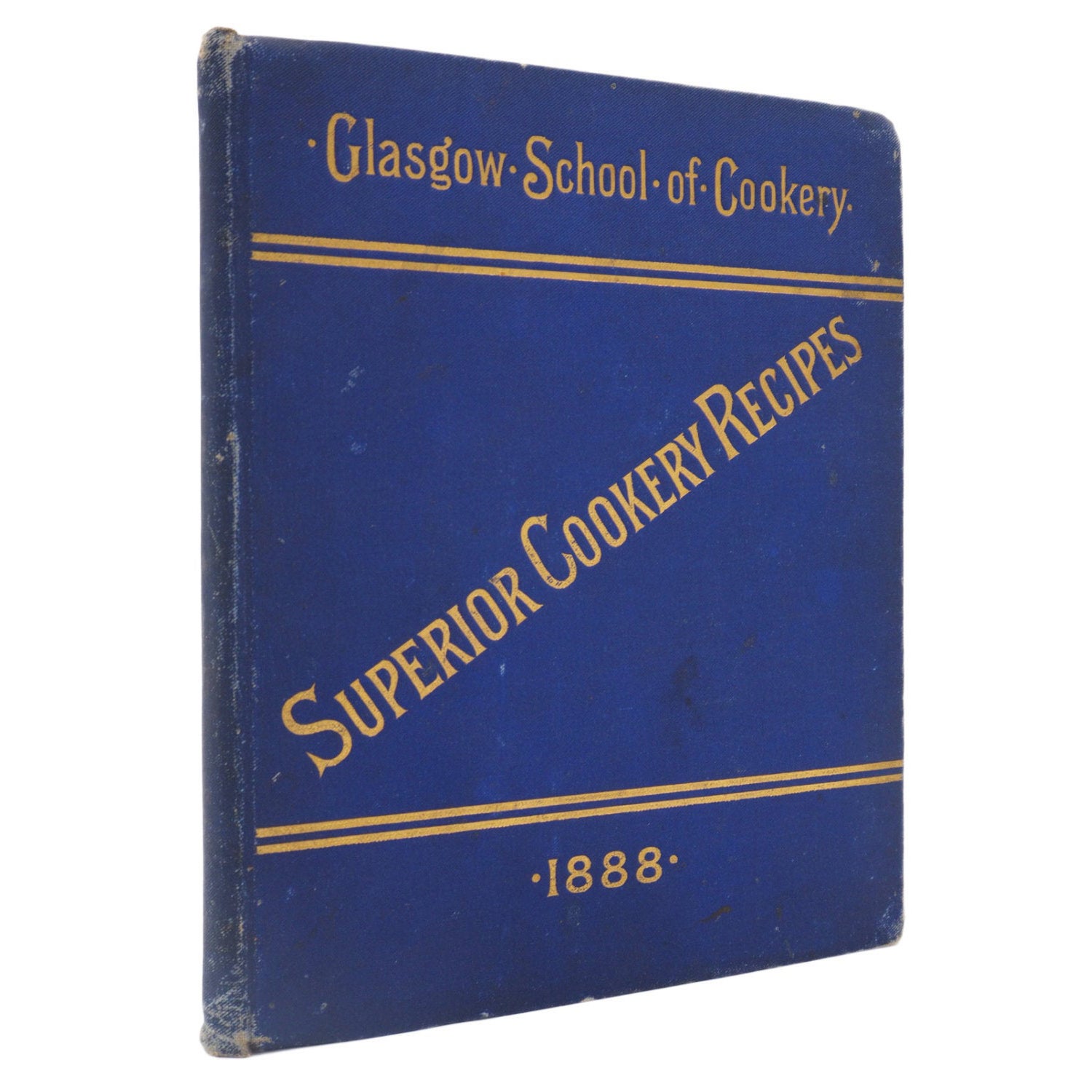 Vintage Culinary Charm: Recipes Published in 1888 by Glasgow School of Cookery For Sale