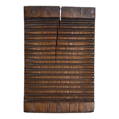 Antique A Belgian Double Sided Washboard in Walnut, 2nd quarter 19th century