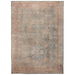 Schöner antiker persischer Kerman-Teppich 13'10" x 20'