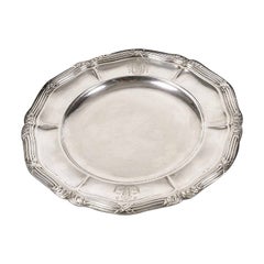 GUSTAVE ODIOT - Ensemble de dix plats en argent massif 19ème siècle