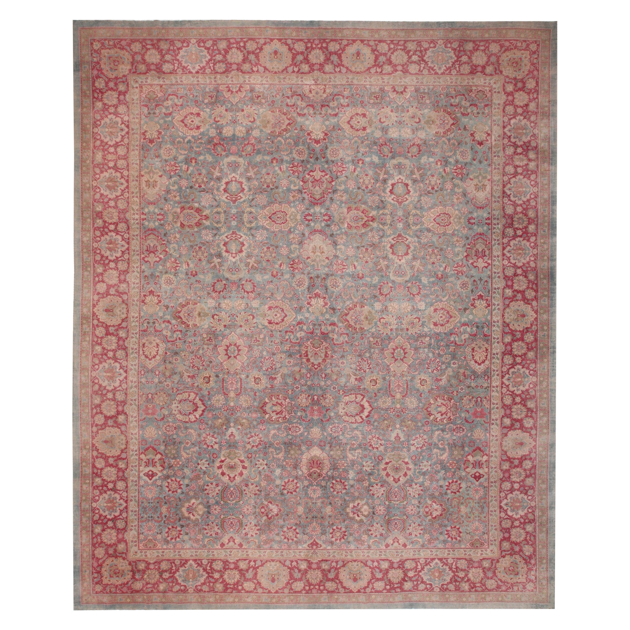 Schöner antiker indischer Teppich 14'9" x 19'