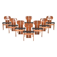 Africa Chairs by Afra & Tobia Scarpa for Maxalto, Italy - 1975, set of 8 