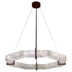 Efesto Ruggine Of Florence Metal Pendant Lamp by Alabastro Italiano