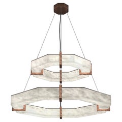 Efesto Copper Double Pendant Lamp by Alabastro Italiano