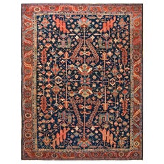 Early 20th Century N.W. Persian Heriz Carpet 9' 9"x12' 6"