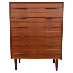 Vintage Danish Mid Century Modern Teak Dresser