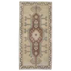 Orientalischer handgeknüpfter türkischer Teppich 1'5" x 3' #33