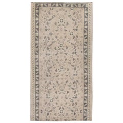 Mini Alfombra Turca Oriental Anudada a Mano 1'9" x 3' #65