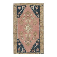 Oriental Hand Knotted Turkish Mini Rug 1'9" x 3' #8679