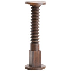 Used Beech Wine Press Column, French Mid 20th Century