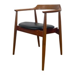 Rarísimo sillón danés de teca de mediados de siglo de Arne Wahl Iversen