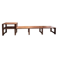 1960’s French Oak Bench