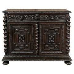 19. Jahrhundert Flemish Renaissance Buffet ~ Credenza