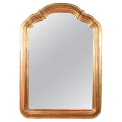 Grand miroir doré Napoléon III français