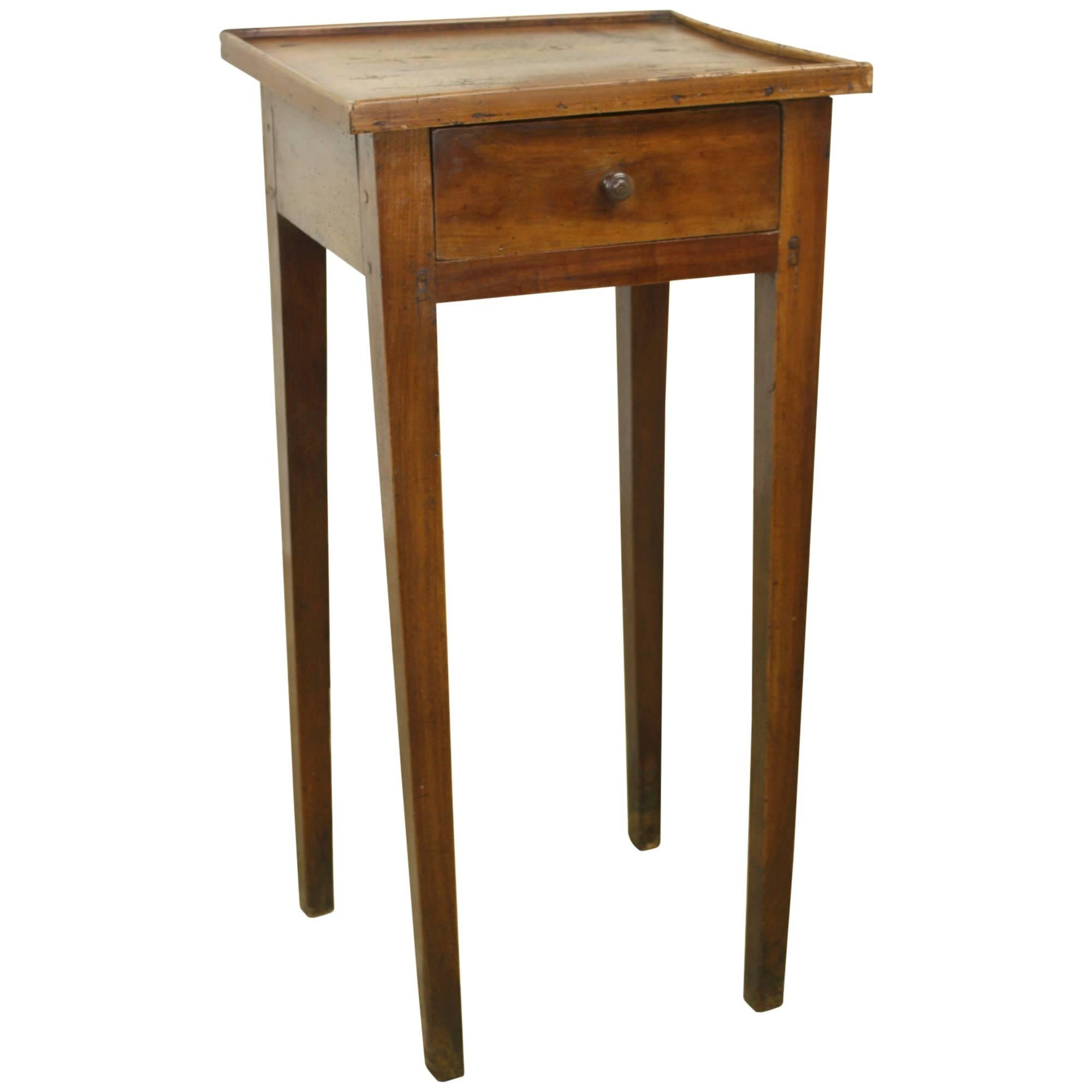 Antique French Cherry Side Table, Charming Small Gallery