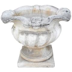 Antique Italian Limestone Urn, Circa 1950 1
