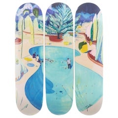 Neu Arrivals Skateboard-Decken von Jules De Balincourt