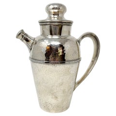 Antique American Silver-Plated Cocktail Shaker Signed "Pairpoint" Circa 1930.