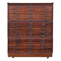 Early 20th Century Flat File Cabinet